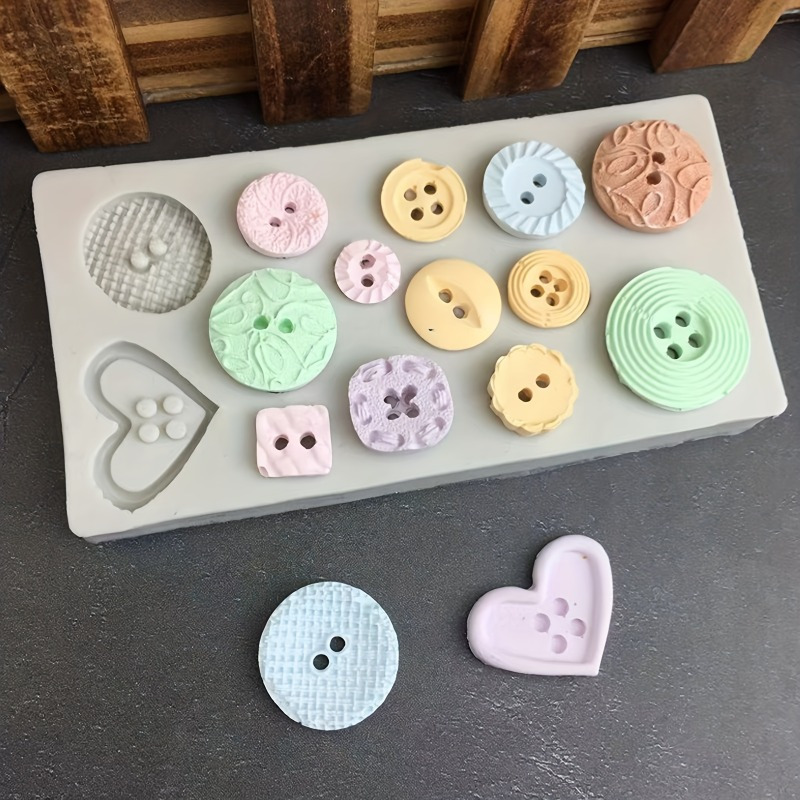 Buttons Shape Silicone Mold Si – Candle Making Supplies Online Bewertung und Preis