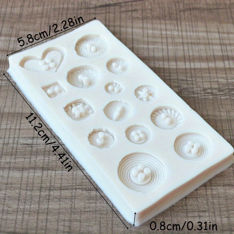 Buttons Shape Silicone Mold Si – Candle Making Supplies Online Bewertung und Preis