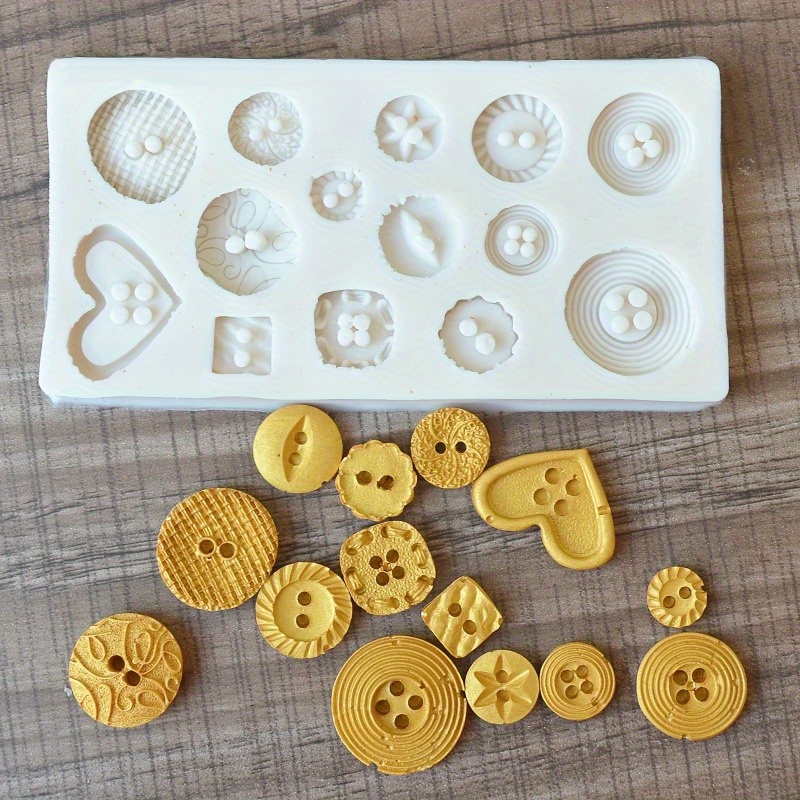 Buttons Shape Silicone Mold Si – Candle Making Supplies Online Bewertung und Preis