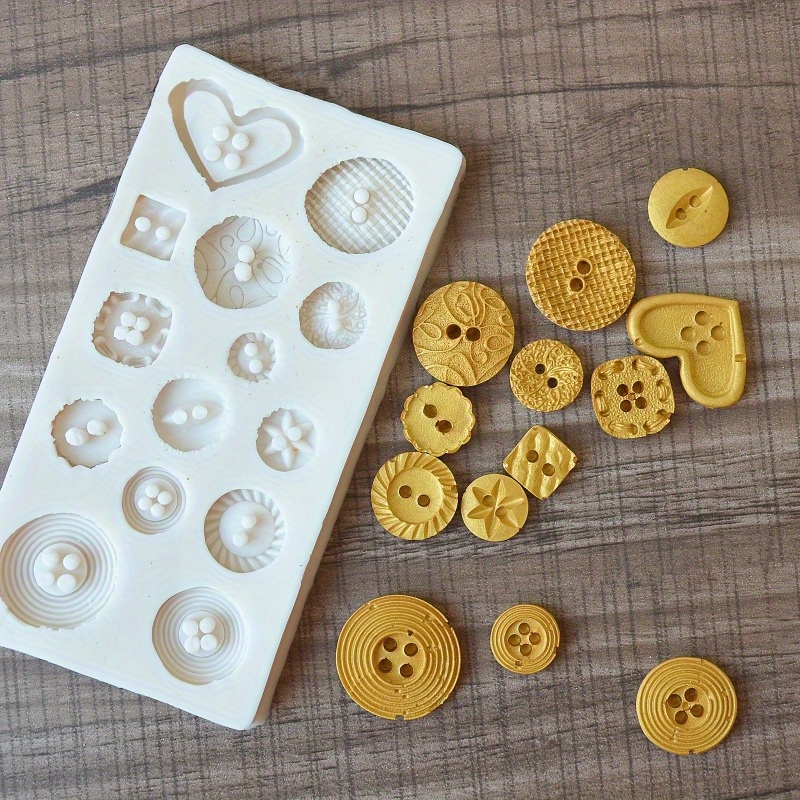 Buttons Shape Silicone Mold Si – Candle Making Supplies Online Bewertung und Preis