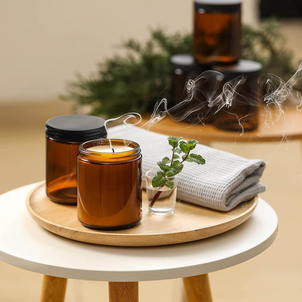 8oz Amber Glass Jars with Blac – Mason Jar 8Oz Bewertung und Preis