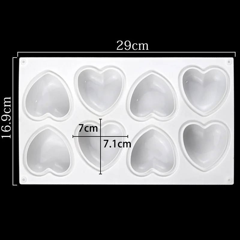 Love Heart Silicone Soap Mold  – Candle Making Supplies Online Bewertung und Preis