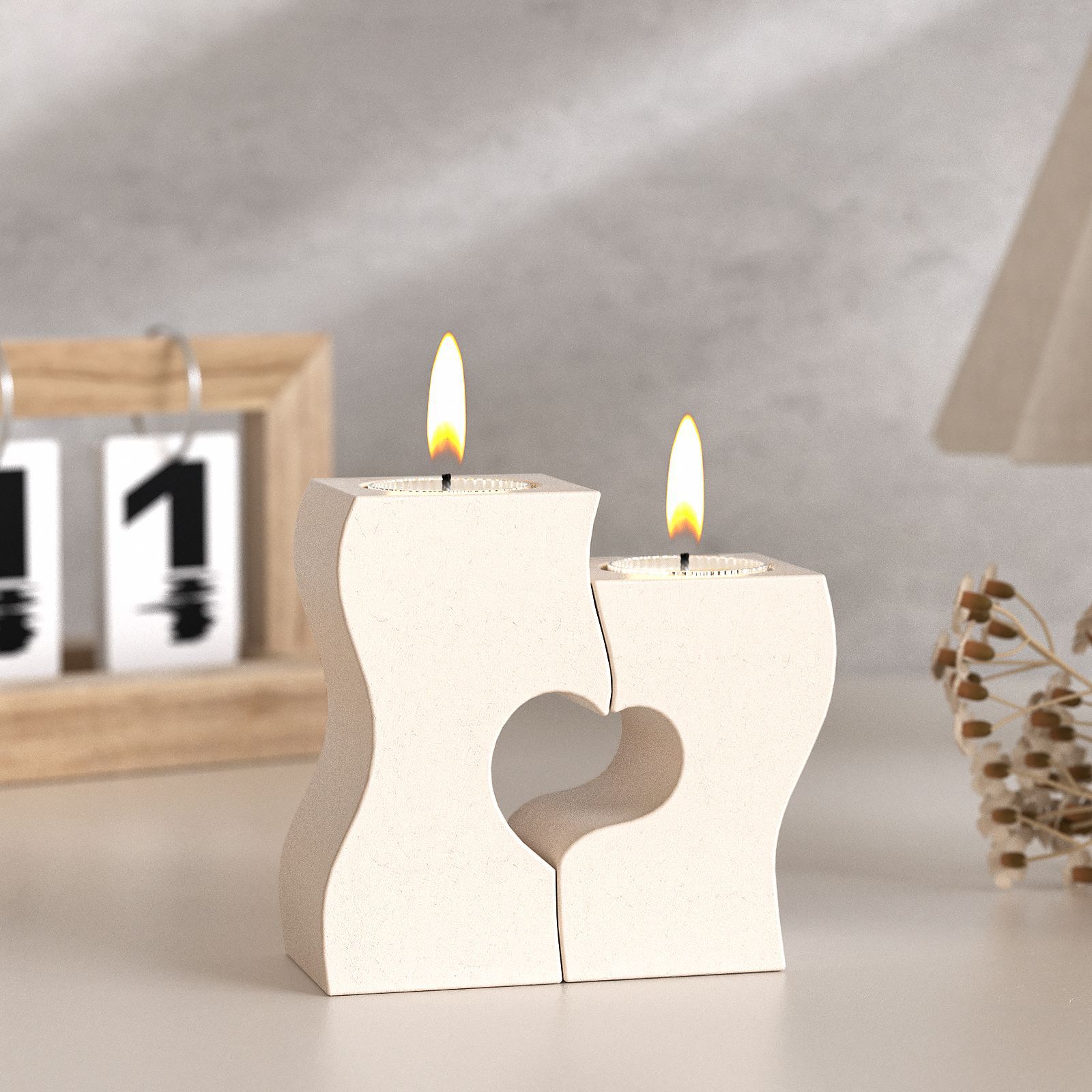 S Heart Candlestick Silicone M – Candle Making Supplies Online Bewertung und Preis