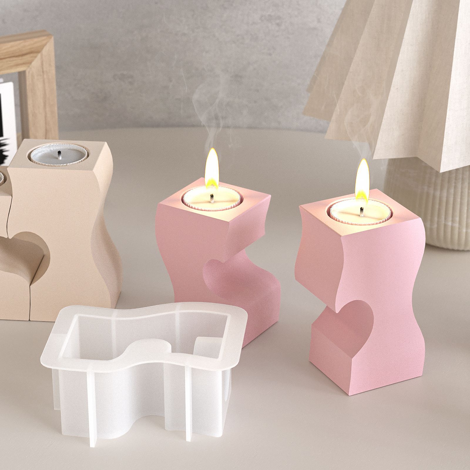 S Heart Candlestick Silicone M – Candle Making Supplies Online Bewertung und Preis
