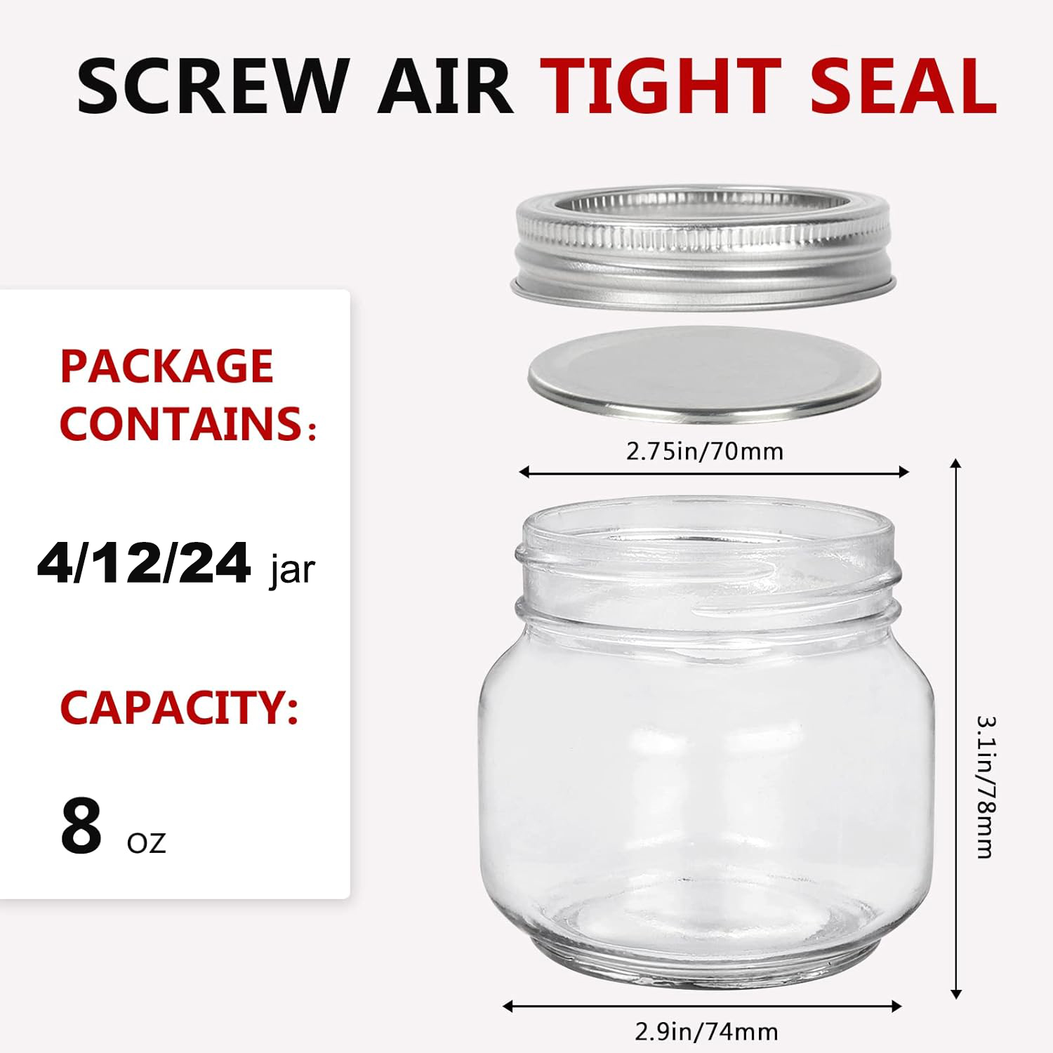 Mason Jars 8oz Regular Mouth G – Mason Jar 8Oz Bewertung und Preis