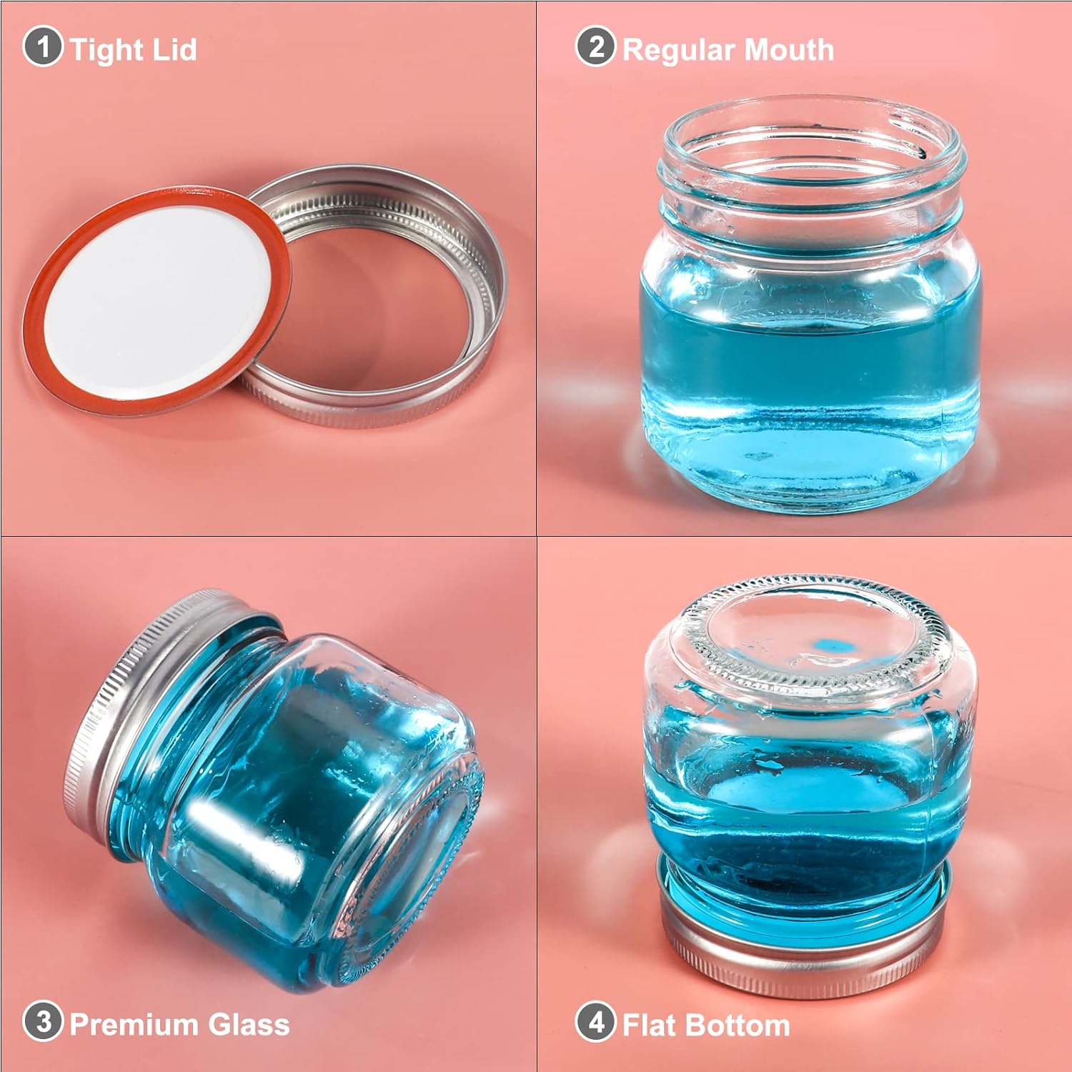 Mason Jars 8oz Regular Mouth G – Mason Jar 8Oz Bewertung und Preis