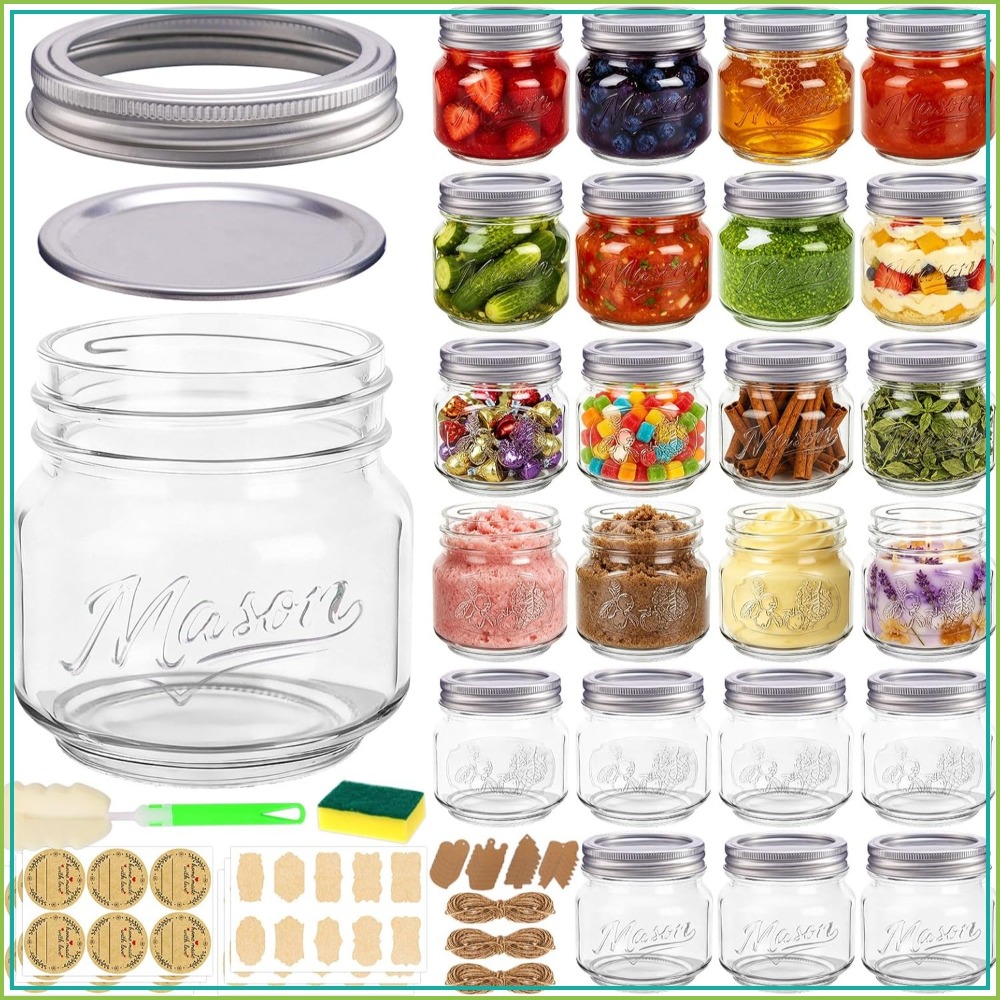 8 oz Mason Jars with Lids, 24  – Mason Jar 8Oz Bewertung und Preis
