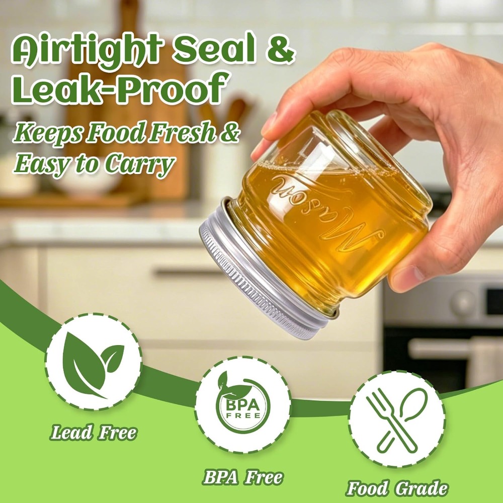 8 oz Mason Jars with Lids, 24  – Mason Jar 8Oz Bewertung und Preis