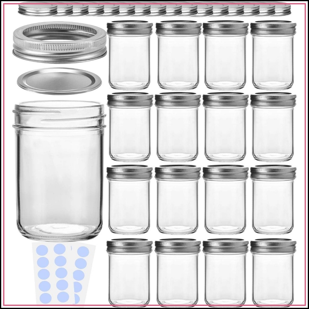 8 oz Mason Jars with Lids, 16  – Mason Jar 8Oz Bewertung und Preis