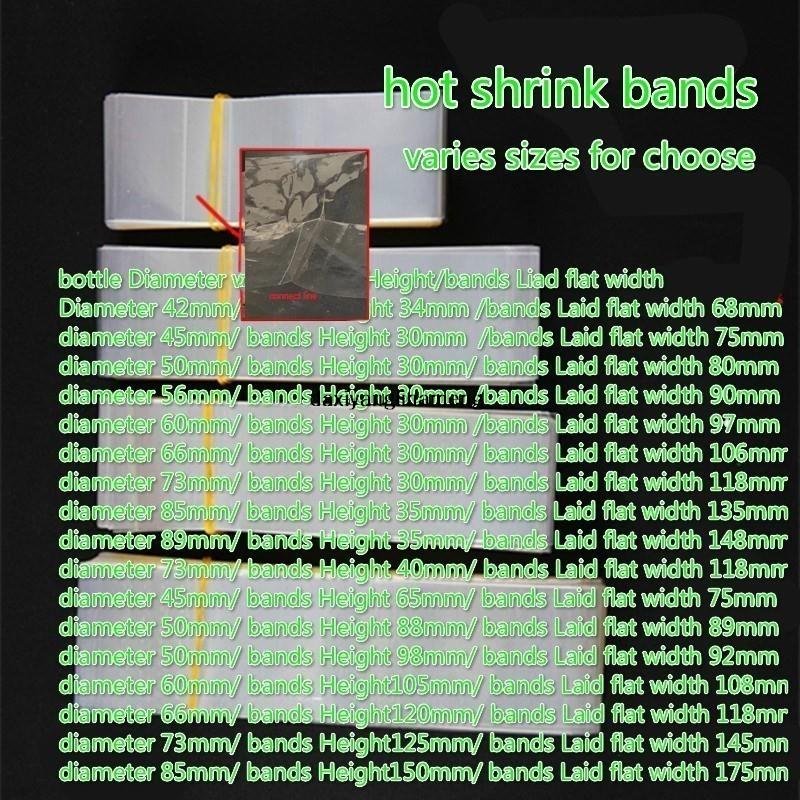 400pcs/lot PVC Hot Heat Shrink – Shrink Sleeve Pvc Bewertung und Preis