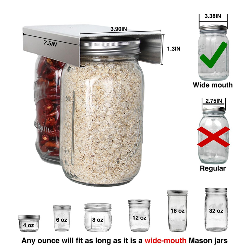 H-W Mason Jar Organizer Holder – Mason Jar 8Oz Bewertung und Preis