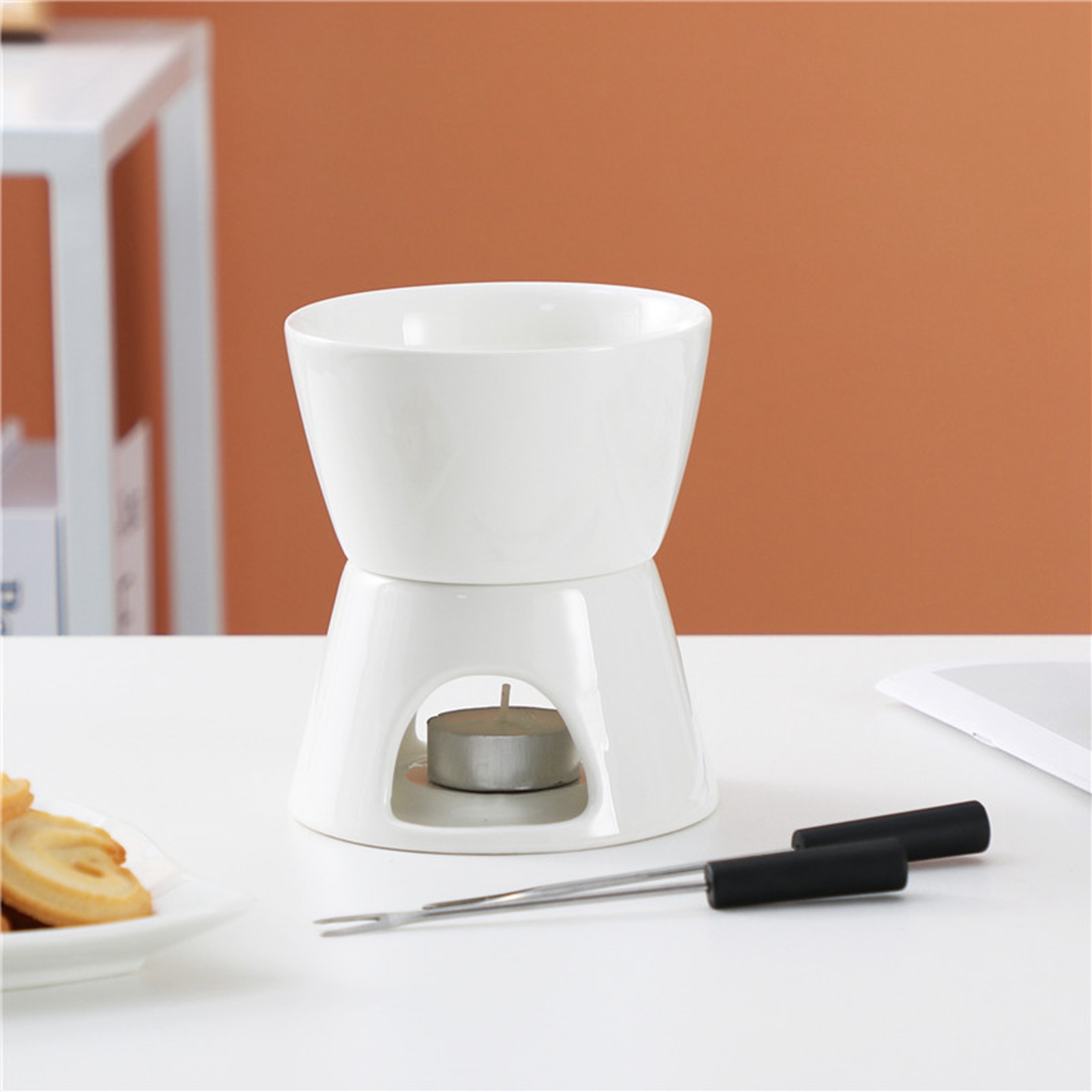 Ceramic Chocolate Cheese Fondu – Wax Melting Pot Bewertung und Preis