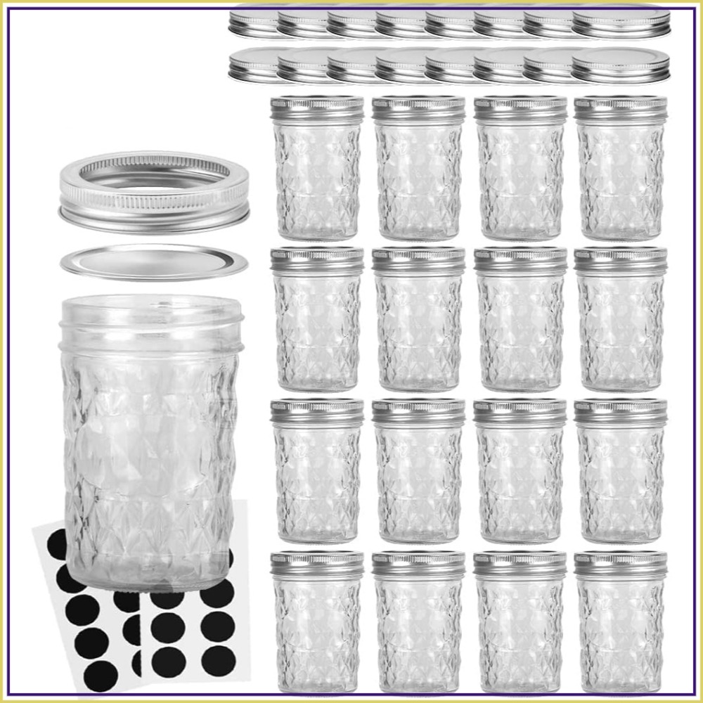 16-Pack 8oz Mason Jars with Re – Mason Jar 8Oz Bewertung und Preis